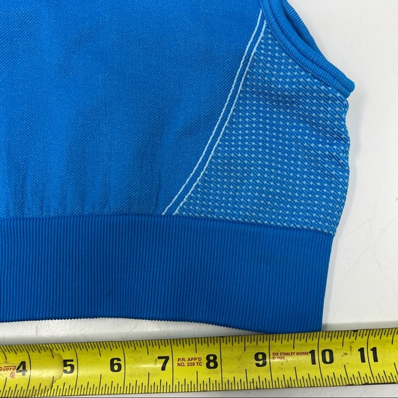 Gymshark Blue Ultra Seamless Sports Bra Medium. - Picture 4 of 6
